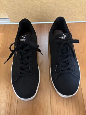 중고품 PUMA 산책용 남성 스니커즈 블랙 25cm