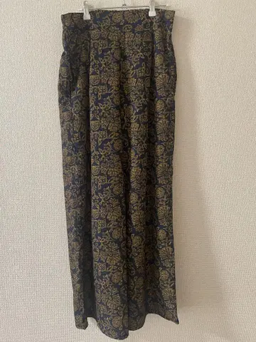 antique 올 패턴 팬츠