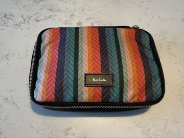 Paul Smith 멀티컬러 스트라이프 파우치 랩시리즈