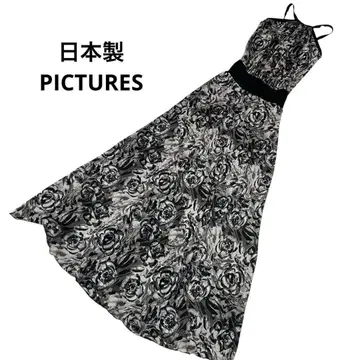 일본제 PICTURES 플라워 프린트 롱 원피스 올 패턴 맥시 길이