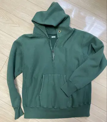 A.PRESSE Vintage Half Zip Sweat Hoodie