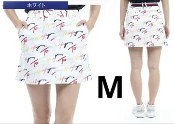 [ 화이트 M ] 로고 모노그램 스커트 여성용 타미힐피거