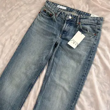 ZARA 스트레이트 데님 사이즈 36 라이트 블루
