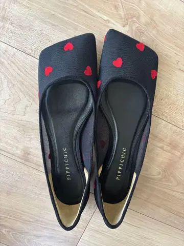 PIPPICHIC LINDA HEART 플랫슈즈