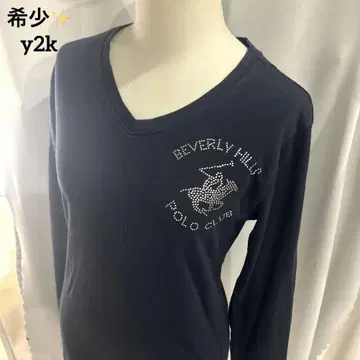 레어 베벌리 힐스 폴로 클럽 POLO 비쥬 롱T y2k