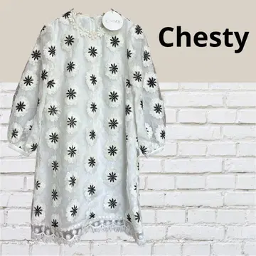 체스티Chesty 플라워 자수 원피스 꽃무늬 원피스