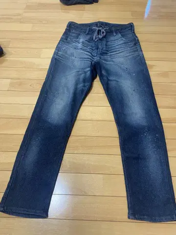 EDWIN ERJ-770 데미지 데님 팬츠 L 사이즈