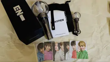 ENHYPEN 굿즈 묶음 판매 응원봉 트레이딩 카드 키링