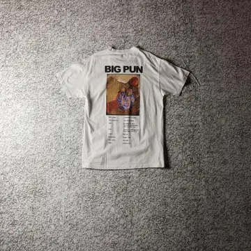 [굿 레귤러] BIG PUN 백 프린트 랩 T HIPIOP