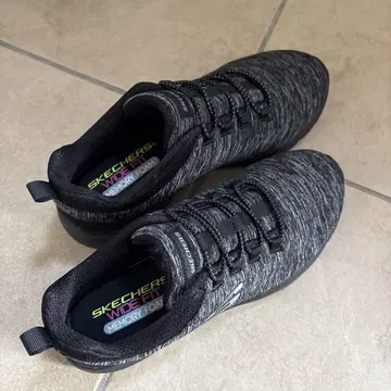 SKECHERS WINDERS 블랙 스니커즈 6 (US)