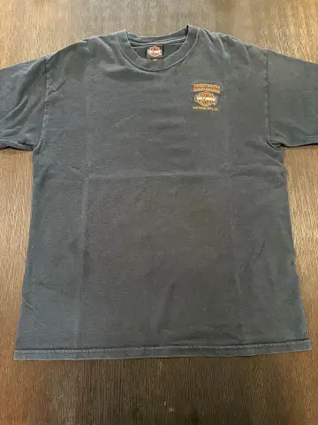 00s HARLEY DAVIDSON 티 블랙 L