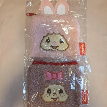 몽치치 보송보송 스퀘어 파우치 몽치치짱1 치무탄 2개 세트