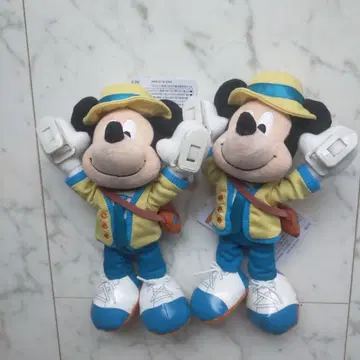 미키마우스 봉제 인형 2개 세트