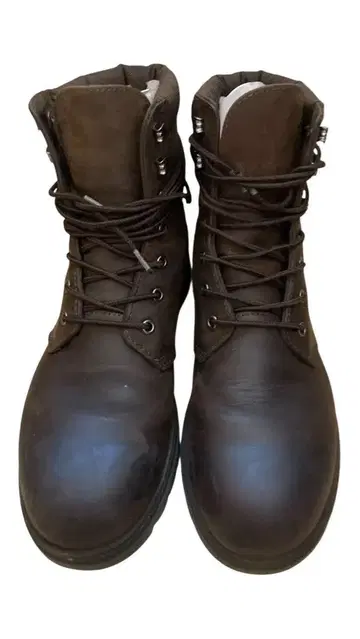 ZARA origins 다크 브라운 레이스업 워크 부츠