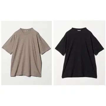 5 AURALEE SEAMLESS CREW NECK TEE 2색 세트