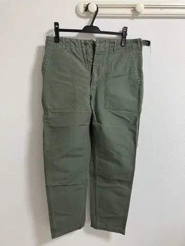 ENGINEERED GARMENTS 코튼 더블 크로스 퍼티그 팬츠