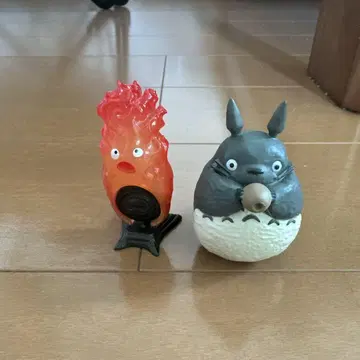 스튜디오 지브리 토토로와 불의 정령 피규어 세트