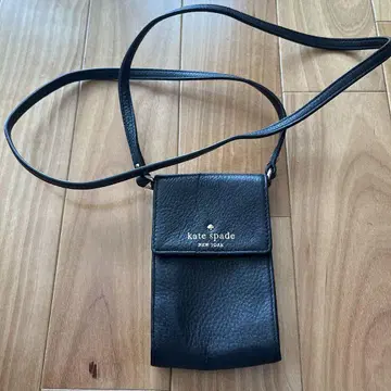 kate spade 블랙 가죽 숄더백