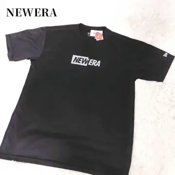 [미사용 새상품] NEWERA 블랙 로고 드라이 티셔츠