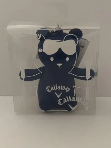 Callaway 곰돌이 볼 & 티 케이스 새상품 미사용품 네이비