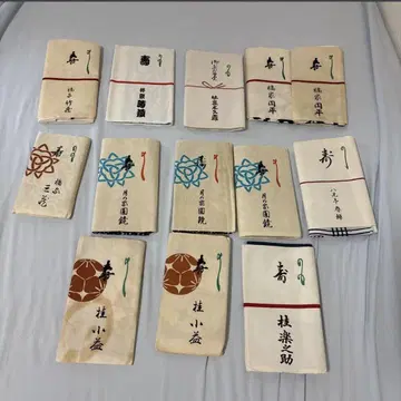 라쿠고 손수건 레트로 자료 만담가 총 13장, 1997년 이전의 것