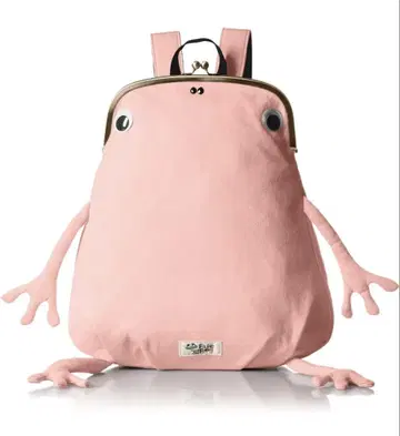 개구리 모양 백팩 핑크