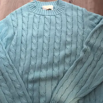 미사용품 William Lockie 윌리엄로키 코튼 니트