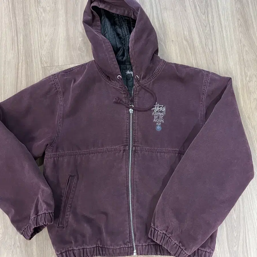 ジャケット・アウター STUSSY SURFMAN STADIUM JACKET Stussy Unisex Surfman Stadium Bomber Jacket Black 115580