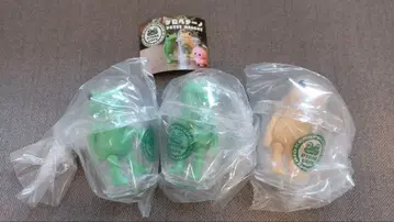 케로페치노 가챠 개구리 피규어 멜론 바나나