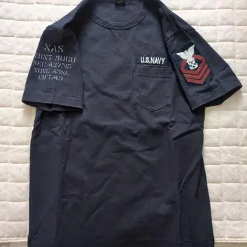 AVIREX U.S. NAVY 티셔츠 M 네이비