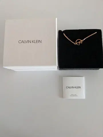 [새상품 미사용] CALVIN KLEIN 팔찌 핑크 골드 무료배송