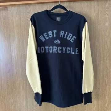 WEST RIDE 남성용 롱 티셔츠