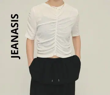 JEANASIS 시어 셔링 티