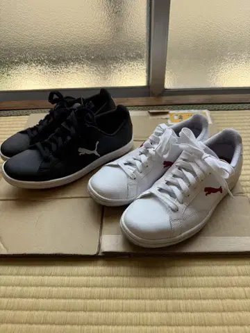 Puma 스니커즈 화이트 & 블랙 세트