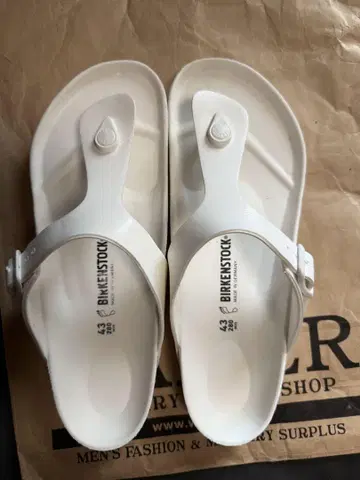 Birkenstok 버켄스탁 기제 Gizeh EVA 43