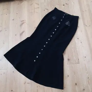 이타리야 롱 스커트 여성용 9호 블랙