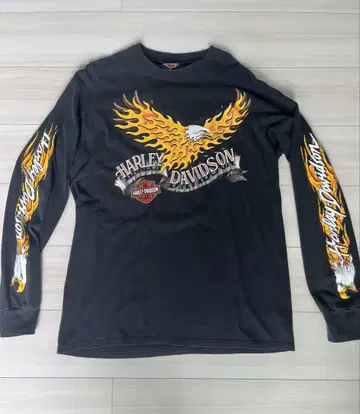 Harley Davidson 긴팔 셔츠 블랙