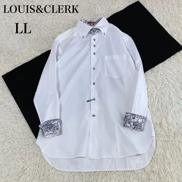 [미품] Louis&Clerk 긴팔 와이셔츠 꽃무늬 버튼다운