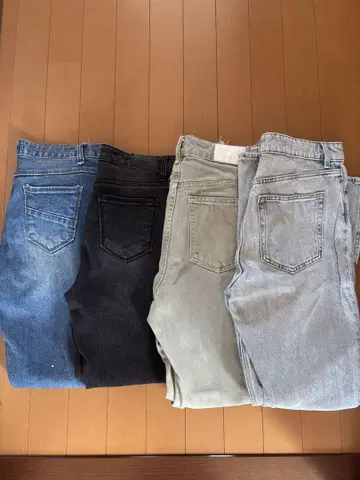 데님 4벌 세트 ZARA H&M chuu -5kg 청바지