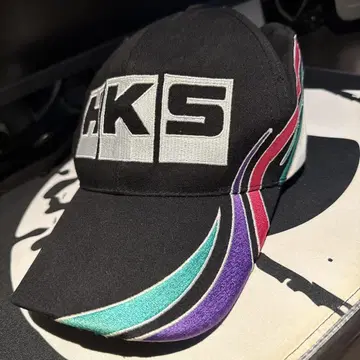 공식 HKS 캡 M 블랙/멀티 컬러