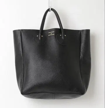 새상품급 Young & Olsen 블랙 가죽 토트백