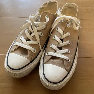 ALL STAR 베이지 스니커즈 컨버스 23.5cm