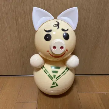 레트로 팝 돼지 오뚝이