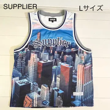 새상품급 SUPPLIER 탱크탑 L 사이즈 올 패턴 화이트 남성용
