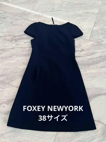폭시 FOXEY New York 매트 스트레치 그로그랭 원피스 38