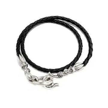 Bastille 피엘테 팔찌 Silver925 소가죽 지르코니아