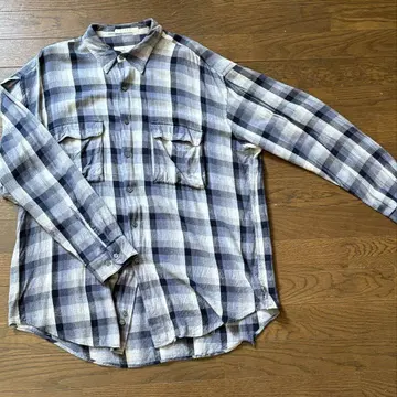 PERRY ELLIS 체크 무늬 긴팔 셔츠