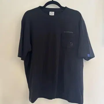 loopwheeler 블랙 포켓 티셔츠 L