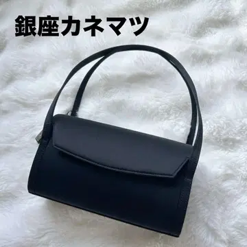긴자 카네마츠 핸드백 포멀 관혼상제 숄더백 블랙