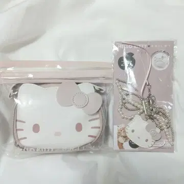 키티 산리오 콜라보 타카라지마샤 브릴미 코스메틱 파우치 스트랩 세트